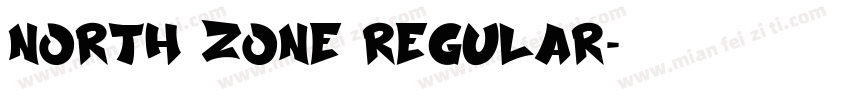 North Zone Regular字体转换